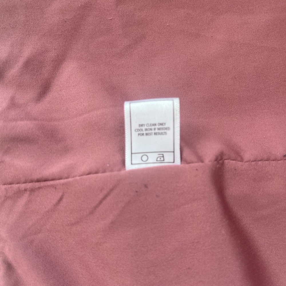 MONROW Pink Plaid Wool-Blend Long Shacket Size S - Picture 7 of 10